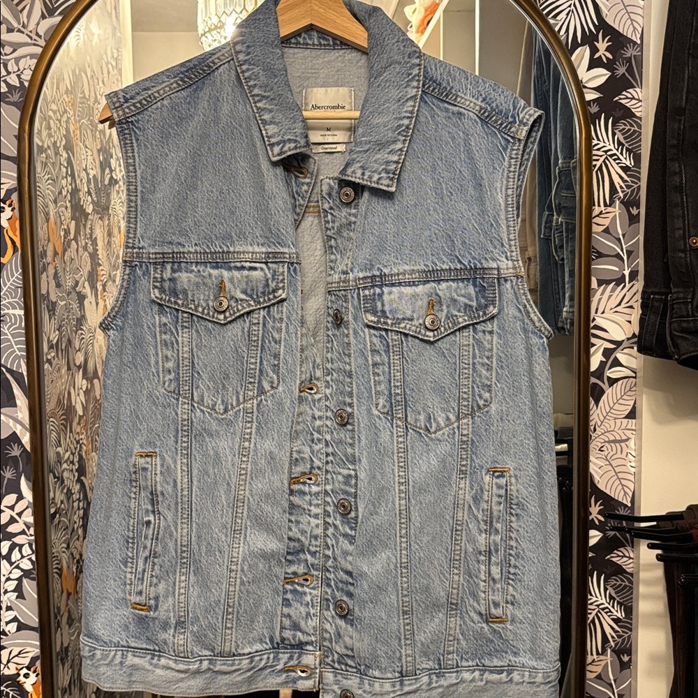 Denim Trucker Vest